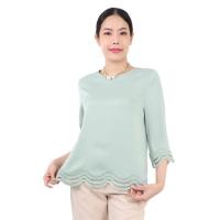 ราคา ITOKIN เสื้อเบลาส์แต่งลูกไม้เชิง W5B083 (20485543838)