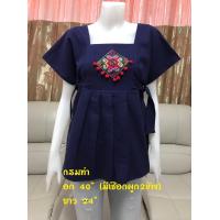 ราคา เสื้อทรงเกาหลี ผ้าฝ้ายผ้าพื้นเมือง (21331556017)