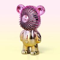 ราคา พัดลมพกพา พัดลมรูปหมี พัดลมชาร์จUSB พัดลมมินิ ขนาดพกพา ปรับความแรงลมได้ Mini Fan (21308529394)