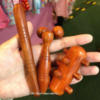 ราคา พร้อมส่ง ไม้นวด 3 ชิ้น ไม้กดจุด ตัวดูดลูกกลิ้ง ไม้นวดฝ่ามือ ไม้ตาล ไม้แดง (17105789618)