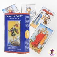 ราคา ไพ่ทาโรต์ ไพ่ยิปซีหน้าไพ่มาตรฐานสากล เหมาะกับมือใหม่ Universal waite Tarot พร้อมส่ง ไพ่ดูดวง 78 ใบ (10626533422)