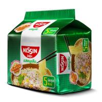 ราคา NISSIN นิสชิน บะหมี่กึ่งสำเร็จรูป รสหมูสับ 60 กรัม แพ็ค 5 ซอง (9556106298)