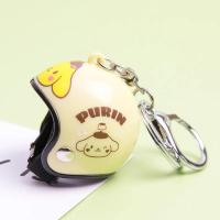 ราคา SANRIO Kuromi พวงกุญแจรูปหมวกกันน็อค พวงกุญแจอะนิเมะน่ารักคิตตี้ Cinnamoroll ของเล่นตุ๊กตาเครื่องประดับกระเป๋าของขวัญจี้ห้อยรถยนต์ (21170595555)