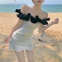 ราคา ชุดเดรสใส่เที่ยวใส่ไปออกงานข้างนอกสวยๆ ราคาถูกๆงานเนื้อผ้าดี ชุดเเดรสกระโปรงสั้น ชุดเดรสเปิดไหล่สวยๆพร้อมส่ง ชุดเดรสเปิดไหล่สวยๆพร้อมส่ง ชุดเดรสเเฟชั่น (21308128855)