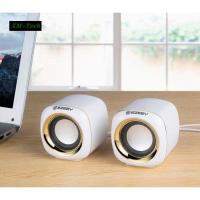 ราคา EZEEY Mini Computer Speakers Stereo USB Wired Powered for PC Laptops Smartphone Multimedia Speaker (20920980317)