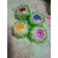 ราคา เหรียญโปรยทานตัวเปล่า 20ชิ้น ดอกบัวสวรรค์ คละสี (21394557441)