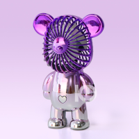ราคา พัดลมพกพา พัดลมหมีแบร์บริค พัดลมมือถือ พัดลมขนาดพกพา MINI FAN (21310039629)