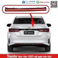 ราคา คิ้วท้าย Yaris ativ cross 2023 2024 2025 2026 4ประตู มีไฟ ถอดเปลี่ยนได้เลย (21389421869)