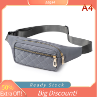 ราคา Lowest price MH กระเป๋าคาดเอวลายสก็อตสำหรับผู้หญิงกระเป๋าคาดอกผ้าใบกันน้ำสำหรับผู้หญิงกระเป๋าคาดอกแบบแฟชั่น (20638843293)