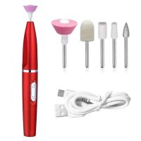 ราคา ตะไบเล็บไฟฟ้า เครื่องขัดเล็บเปลี่ยนหัว 5 หัว เครื่องกรอเล็บ ตะไบเล็บไฟฟ้า (18510796981)