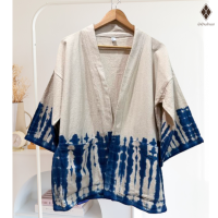 ราคา เสื้อยูกาตะ เสื้อคลุมผ้าฝ้ายพื้นเมือง มัดย้อมคราม (21255844981)