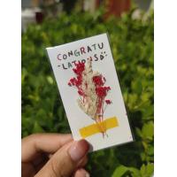 ราคา พร้อมส่ง การ์ดดอกไม้ การ์ดอวยพร ดอกไม้แห้ง การ์ดปัจฉิม ปัจฉิม ของขวัญปัจฉิม ของขวัญให้เพื่อน (17902775531)