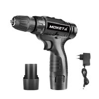 ราคา Moketa สว่านไร้สาย 12V สว่านไฟฟ้า ชุดสว่าน ไขควง ปรับสปีดได้ ปรับได้ 2 ระดับ สว่านแบตไร้สาย ไขควงไฟฟ้าไร้สาย ไขควงไฟฟ้า (21421532408)