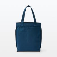ราคา มูจิ กระเป๋าสะพายข้างผ้าฝ้ายทรงสูง MUJI Canvas Tall Tote Bag (21398291093)