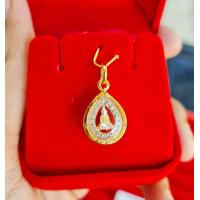 ราคา จี้พระประจำวันเกิดเลี่ยมทองหุ้ม96 5 เกรดร้านทอง เสริมดวง เสริมโชคลาภ เหมาะใส่สร้อยครึ่ง 1สลึง มีเก็บปลายทาง (12095653975)