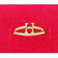 ราคา แหวนครึ่งสลึง ลาย H ติดเพชร ไซส์ 56 ทองแท้ 96 5 มือ 1 ลดล้างสต๊อก (21408711201)