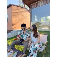 ราคา Chic No 9 Leaf Hunter ชุดคู่ ชุดเซต กางเกงขายาว เสื้อฮาวาย (21397779865)