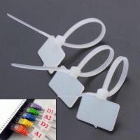 ราคา สายรัดเคเบิ้ลไทร์ Cable Ties สายรัดแบบมีป้าย Marker Tie 4นิ (965492057)