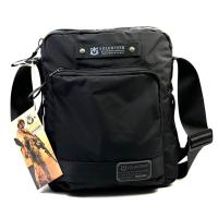 ราคา Chinatown Leather กระเป๋าผ้าสะพาย volunteer สีดำ ซิปคู่บนขนาด iPad (21346444581)