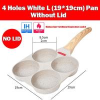ราคา กระทะทอดไข่ไข่เจียวแบบหนาพร้อมฝาปิดกระทะทอดไข่แพนเค้ก4ถ้วยสำหรับหม้อต้มไข่พิมพ์กระทะอาหารเช้า (21357669368)