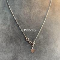 ราคา Princely Necklace สร้อยคอทองคำขาวแท้ 18K นำเข้าจากอิตาลี ลายดิสโก้ (12095531103)