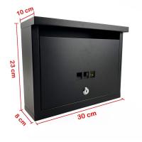 ราคา ROBIN ตู้จดหมายใส่เอกสาร No 521 ทรงแนวนอน ขนาด 30cm ตู้ไปรษณีย์ ตู้ใส่เอกสาร ตู้จดหมาย Mailbox กันแดด กันฝน (21366078160)