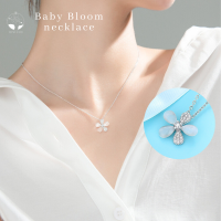 ราคา MNL สร้อยคอ Baby Bloom จี้ดอกไม้มินิมอล สร้อยคอเงินแท้ สร้อยแฟชั่นเกาหลี สไตล์มินิมอล สร้อยคอเท่ๆ เครื่องประดับแฟชั่น (21418625913)