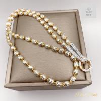 ราคา สร้อยคอสองกษัตริย์เงินทองพร้อมขั้วเพชรลายจรวด ยาว 18 นิ้ว (21407824307)