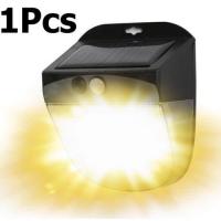 ราคา โคมไฟติดผนัง ไฟโซล่าเซลล์ โคมไฟโซล่าเซลล์ 68LED โคมไฟโซล่าเซลล์ ไฟผนังภายนอก สปอร์ตไลท์ ติดตั้งง่าย (21374818571)