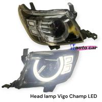 ราคา ไฟหน้า Vigo Champ led ไฟเลี้ยววิ่ง โคมไฟหน้าแต่ง Vigo champ โปรเจคเตอร์ (21368386162)