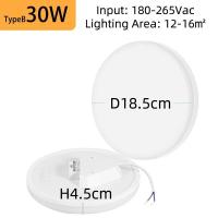 ราคา ไฟ LED ติดเพดานโคมไฟติดเพดานแบบอัลตร้าบางพิเศษหลอดไฟ LED 15W 20W 30W 50W สำหรับห้องนั่งเล่นห้องครัวห้องนอน (21170514168)