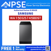 Samsung เครื่องซักผ้าฝาบน ขนาด 15 กก. รุ่น WA15CG5745BDST