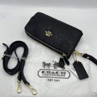 ราคา มาใหม่ กระเป๋าสะพายข้าง มีสายคล้องมือได้ขนาด 8นิ้วความสูง 5 นิ้วเป็นแบบสองซิปสองช่องสีล้วนหนังนิ่มสวยพร้อมส่ง (21363399456)