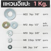 ราคา แหวนอีแปะ แหวนรองน็อต ชุบขาว ชุบรุ้ง M6 M8 M10 M12 M22 ขายเป็นกิโล (18307942125)