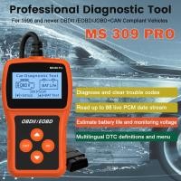 ราคา MS309PRO ออโต้ OBDII เครื่องมือวินิจฉัยรถยนต์ OBD2 รถยนต์สแกนเนอร์ OBD2เครื่องอ่านรหัสรถยนต์เครื่องมือตรวจสอบเครื่องยนต์ (21171052513)