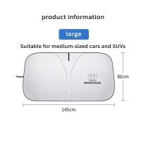 ราคา KONNWEI 1pcs Honda ม่านกันแดดรถยนต์ ม่านบังแดด ด้านหน้ารถยนต์ ที่บังแดดกระจกหน้ารถยนต์ ที่กันแดด แผ่นบังแดด กันความร้อน ม่ พับเก็บได้ ใช้กับ City Civic HRV Accord CRV eNS1 Fit XRV (19934823965)