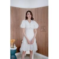 ราคา FAIRY ชุดเดรส ซ ลูกไม้ยาวแขนตุ๊กตา สีขาว (16761634791)