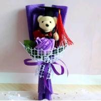 ราคา ช่อตุ๊กตาหมีปัจฉิม บัณฑิตน้อย วันรับปริญญา ช่อดอกไม้ปัจฉิมนิเทศ (17873809381)