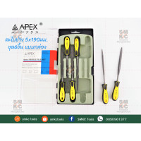 ราคา APEX ตะไบช่าง 5x190มม ชุด6ชิ้น แบบกล่อง ตะไบชุด ตะไบเอเป็กซ์ ตะไบชุดApex (8934636361)