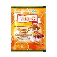 ราคา Vita c Vitamin C ไวต้า ซี วิตามินซี 25 มิลลิกรัม ชนิด ซอง30เม็ด 1 ซอง เม็ดอม สำหรับเด็ก Yanhee Labs (21406991910)
