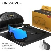 ราคา KINGSEVEN ขี่จักรยานแว่นตากันแดดผู้ชายผู้หญิง Mtb จักรยานแว่นตา UV400 Polarized ตกปลาแว่นตา Photochromic จักรยานแว่นตา (21357346795)