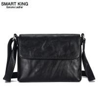 ราคา Smart King ใหม่สำหรับผู้ชายหนังวัวแท้ Crossbody กระเป๋าสะพายไหล่ Simple Classic Messenger Bag (16570599167)