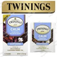 ราคา Twinings Calm Adaptogens Fig Vanilla Herbal Tea ชาทไวนิงส์ ไม่มีคาเฟอีน ชาสมุนไพรสูตรเพื่อสุขภาพ Superblends Collection แบบกล่อง18ซอง ชาอังกฤษ นำเข้าจากต่างประเทศ (9648332431)