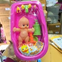 ราคา ของเล่น อ่างอาบน้ำตุ๊กตา อ่างน้ำใบใหญ่ พร้อมอุปกรณ์อาบน้ำ (19535341482)
