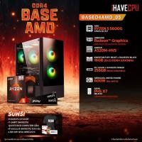 ราคา iHAVECPU คอมประกอบ BASED4AMD 05 AMD RYZEN 5 5600G 3 9GHz 6C 12T ONBOARD Radeon Graphics อัพเกรดการ์ดจอติดต่อ ADMIN ASROCK A520M HVS KINGSTON FURY BEAST x iHAVECPU 16GB 8x2 DDR4 3200MHz BLACK SAMA PHS 