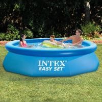 ราคา Intex สระน้ำเป่าลม Easy Set 28120 10 ฟุต แถมชุดซ่อมสระว่ายน้ำฟรี 2 ชุด มูลค่า 200 บาท (10806253)