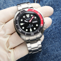 ราคา Seiko PADI นาฬิกาผู้ชายอัตโนมัติปฏิทินคู่นาฬิกาสแตนเลสที่เป็นของแข็งส่องสว่างที่แข็งแกร่ง (21166618644)