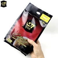 ราคา ต้นฉบับนำเข้าจากเวียดนาม G7กาแฟดำแท้สไตล์อเมริกันสำเร็จรูป100ชิ้นไขมันต่ำไม่มีซูโครสปราศจากนมเพิ่มความสดชื่น200g (16806808220)