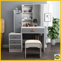 ราคา โต๊ะเครื่องแป้ง โต๊ะแต่งหน้า สไตล์เกาหลี ขาโต๊ะเป็นเหล็กเคลือบกันสนิมอย่างดีR837 (19997101236)