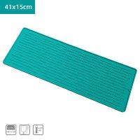 ราคา แผ่นรองจานทำจากซิลิโคน ขนาด41x15ซม แผ่นรองจานอบแห้งขนาดใหญ่ แผ่นวางบนเคาน์เตอร์ แผ่นระบายน้ำ แผ่นอ่างล้างจาน ขาตั้งซิลิโคนขนาดใหญ่ (21358821672)